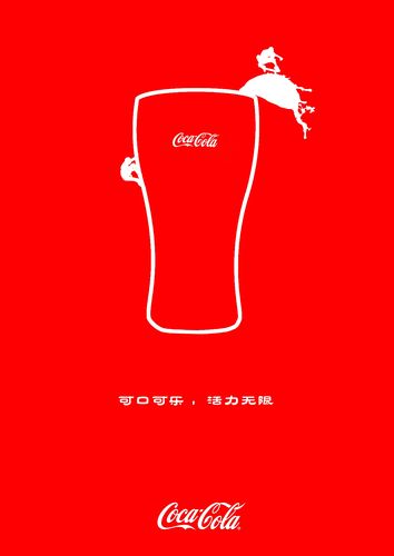 可口可樂創(chuàng)意海報廣告設(shè)計 情感連接與視覺沖擊的藝術(shù)